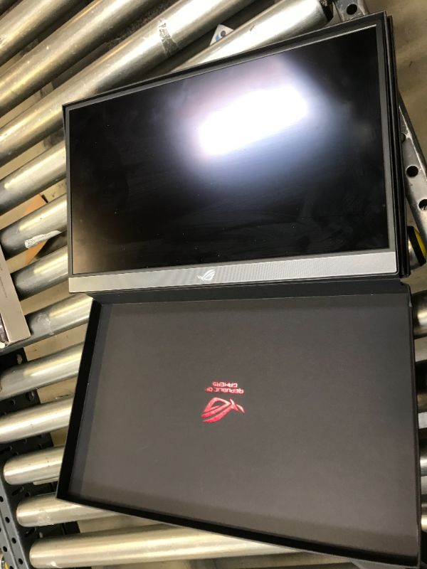 Photo 3 of ASUS ROG Strix 17.3" 1080P Portable Gaming Monitor (XG17AHPE) - Full HD, IPS, 240Hz, 3ms, Adaptive-Sync, Smart Case, Ultra-slim, USB-C Power Delivery, Micro HDMI, For Laptop, PC, Phone, Console
