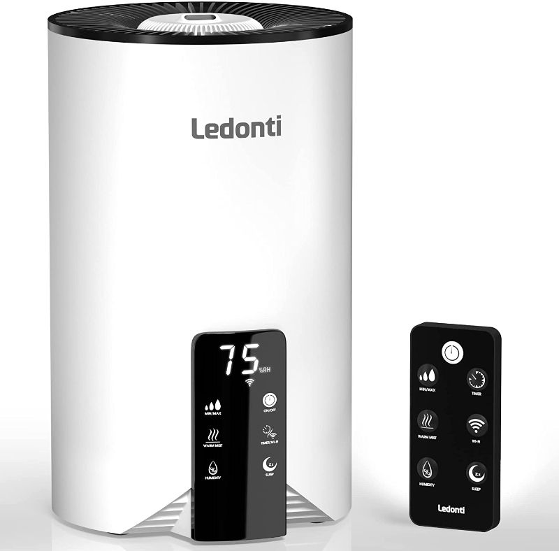 Photo 1 of LEDONTI SMART ULTRASONIC TOP-FILL WARM AND COOL HUMIDIFIER