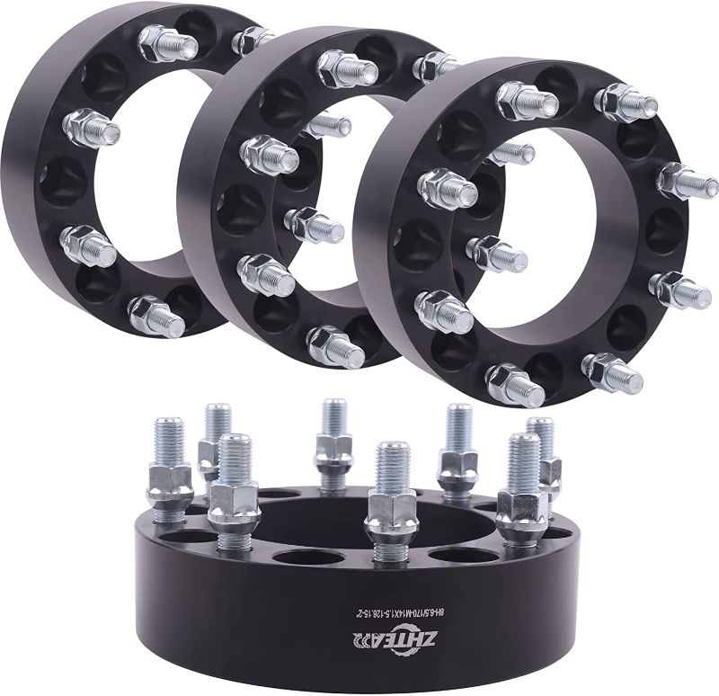 Photo 1 of ZHTEAPR 8x165.1 8x6.5 to 8x180 Forged Wheel Adapters 8 Lug 2 inch 14x1.5 Studs Compatible with Chevy GMC,97-21 Savana 2500 3500, 88-00 C3500 Pickup 2WD K3500 Pickup 4WD,14-21 R-A-M 2500 3500 and More
