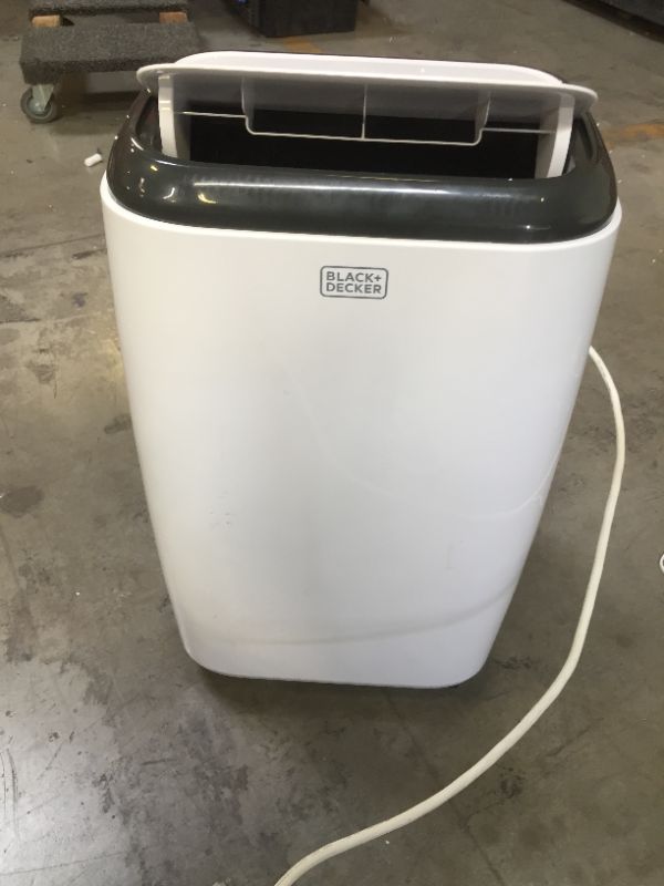 Photo 2 of BLACK+DECKER BPP08HWTB Portable Air Conditioner with Heat and Remote Control, 8,000 BTU SACC/CEC (12,000 BTU ASHRAE), Cools Up to 350 Square Feet, White
