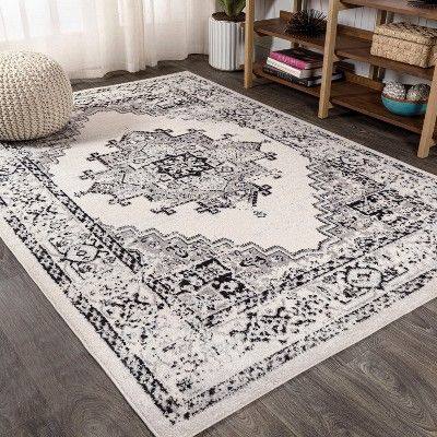 Photo 1 of Bohemian FLAIR Boho Vintage Medallion Area Rug - JONATHAN Y

5'x8'