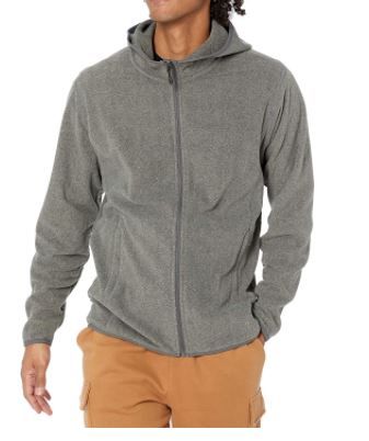 Photo 1 of Amazon Essentials Men's Full-Zip Hooded Polar Fleece Jacket XL
