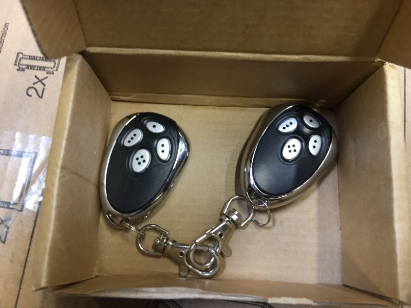 Photo 2 of ALEKO 2LM123 Remote Control Transmitter for Gate Openers Lot of 2
