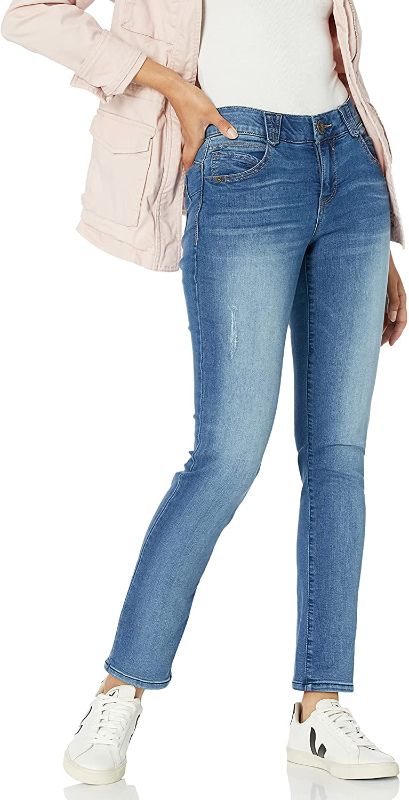 Photo 1 of Democracy Women's Ab Solution Straight Leg Jean, Blue, 12
