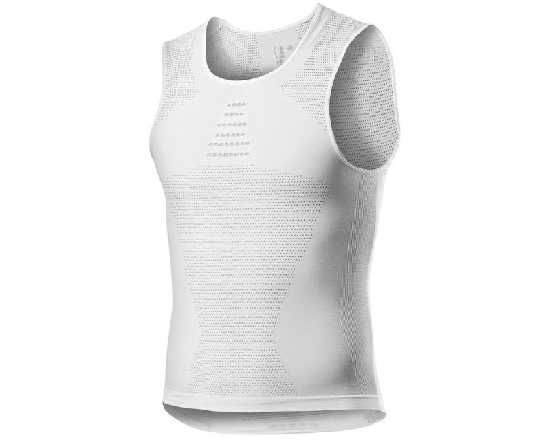 Photo 1 of Castelli Core Seamless Sleeveless Base Layer (White) (SMALL)
