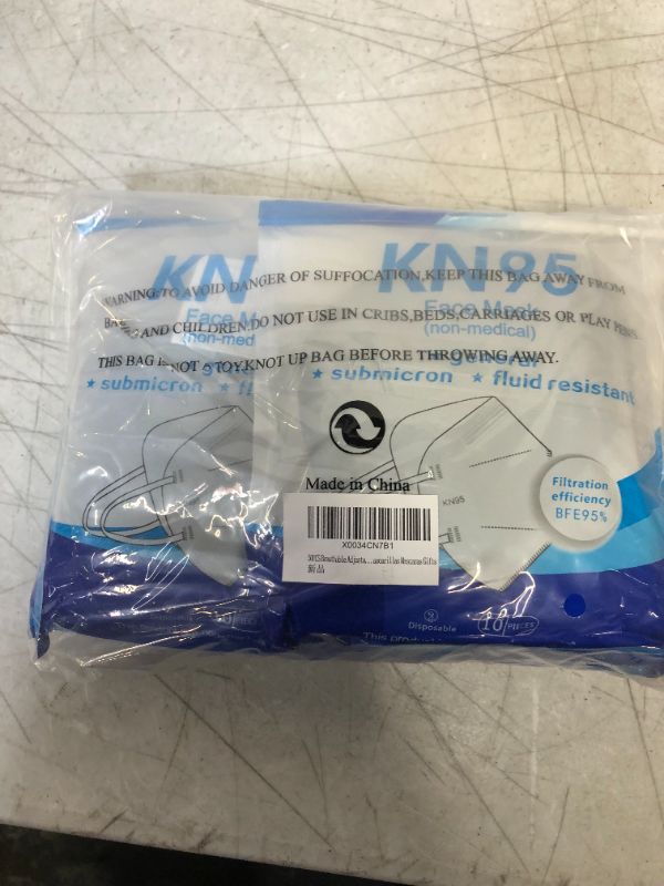 Photo 1 of 50 Pcs KN95 Personal Disposable mask Respiratory Face Protection