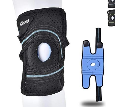 Photo 1 of SaCOFITKnee Brace for Knee Pain for Men & Women with Patella Gel Pads and Side Stabilizers,Knee Compression Sleeve with Strap for ACL, LCL, MCL,Knee Support,Arthritis Pain,Knee Pain Relief,Running, Work Out