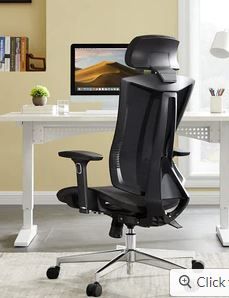 Photo 1 of Tribesigns Ergonomic Office Chair with Mesh Seat Slider, High Back Desk Chair