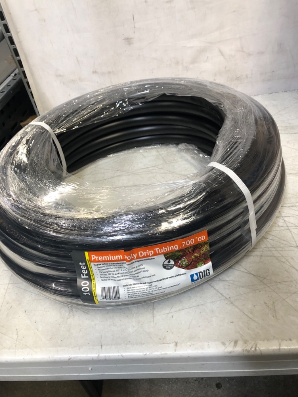 Photo 2 of DIG B004NPYBN0 B36 B 36 Drip Tubing, 100', Black Irrigation Pipe
