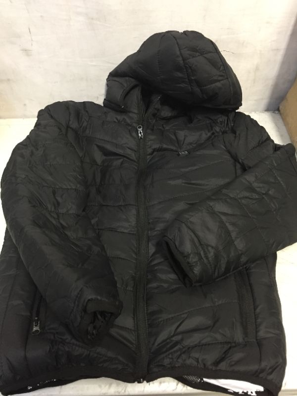 Photo 2 of APPROX KIDS SIZE LARGE BLACK HEATED PUFFER JACKET 