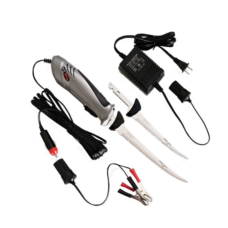 Photo 1 of RAPALA Deluxe Electric Fillet Knife Set---LATCH TO CLOSE THE CASE IS BROKEN---