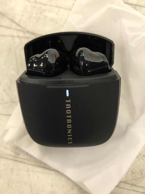 Photo 2 of Wireless Earbuds, TaoTronics SoundLiberty 92 Bluetooth 5.0 Earbuds with Charging Case Hi-Fi Stereo TWS True Wireless Earbuds with Mic Smart Touch Control IPX8 30H Playtime Wireless Earphones