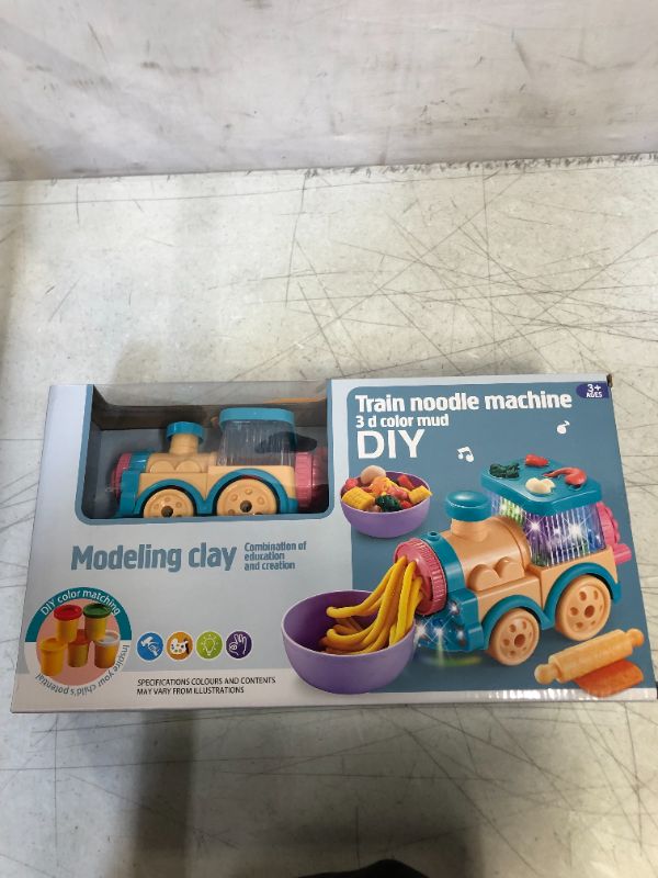 Photo 2 of iLifeTech Noodel Machine Preschool Toye DIY Modeling Clay Polymer Art Clay Toys Kit Music and Lights Car Toy for 3+ Years Old Boy
