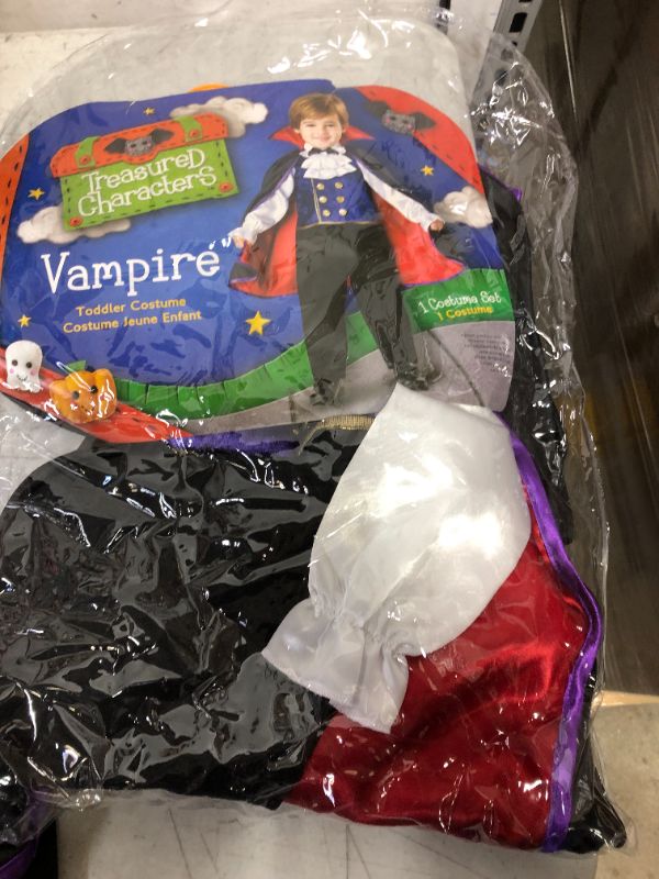 Photo 2 of InCharacter Baby Boy's Vampire, Red/Blue, 4T