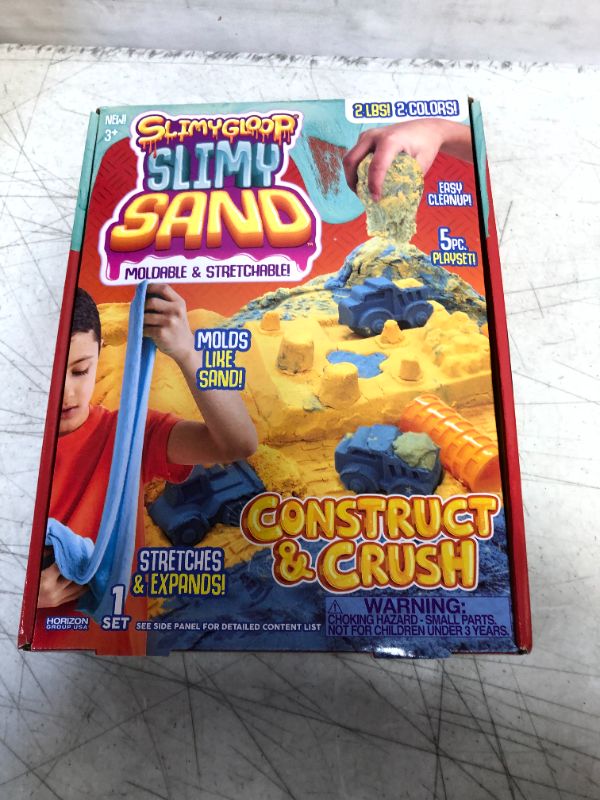 Photo 1 of Construct & Crush SLIMYGLOOP®SLIMYSAND™ Kit