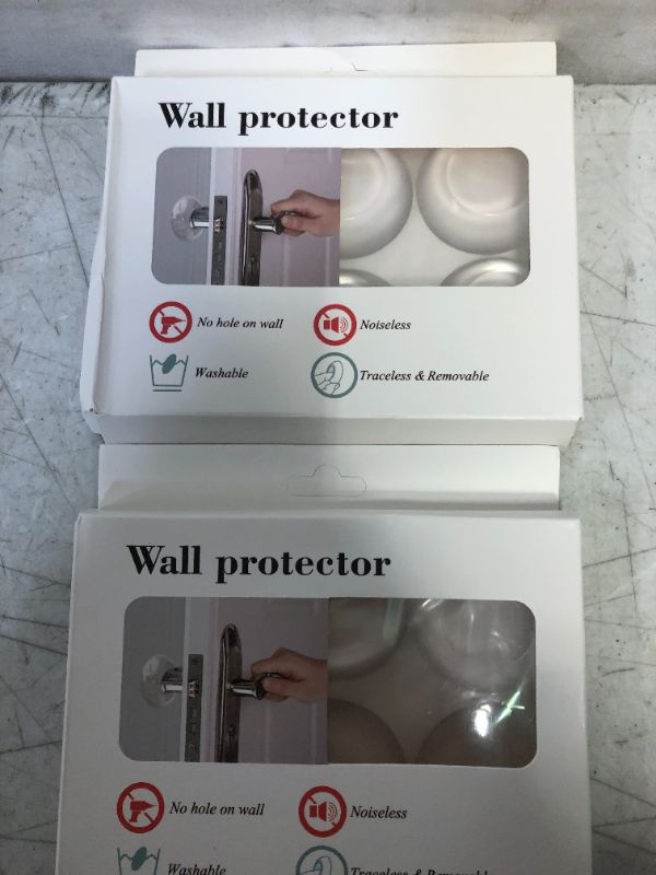 Photo 1 of (2 PACK) 6 PC OF WALL PROTECTOR FOR DOOR KNOBS 