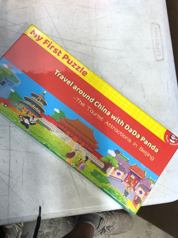 Photo 1 of Panda Juniors Jumbo Floor Puzzles for Kids Ages 3-8, 30 Piece jumbo puzzles for Toddler ,Travel Around China Puzzle

