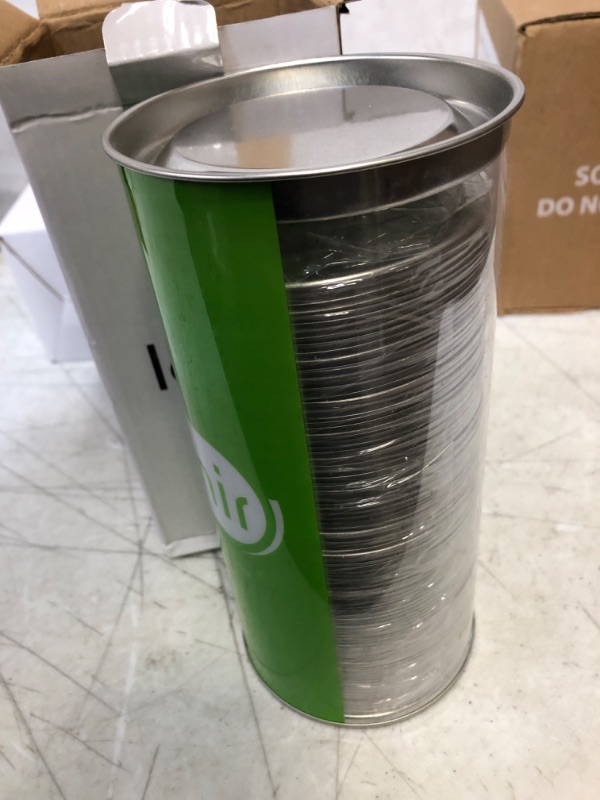 Photo 1 of 100 Count Wide Mouth Canning Lids for Ball Kerr Jars, 86mm Split-Type Metal Mason Jar Lids for Canning, Leakproof canning jar lids with Food Grade Material
