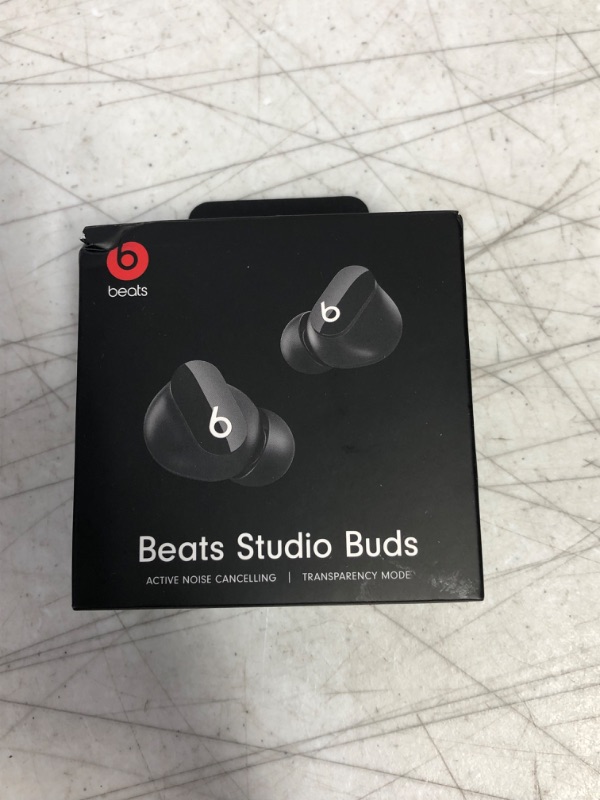 Photo 2 of Beats Studio Buds – True Wireless Noise Cancelling Earbuds – Compatible with Apple & Android, Built-in Microphone, IPX4 Rating, Sweat Resistant Earphones, Class 1 Bluetooth Headphones - Black
