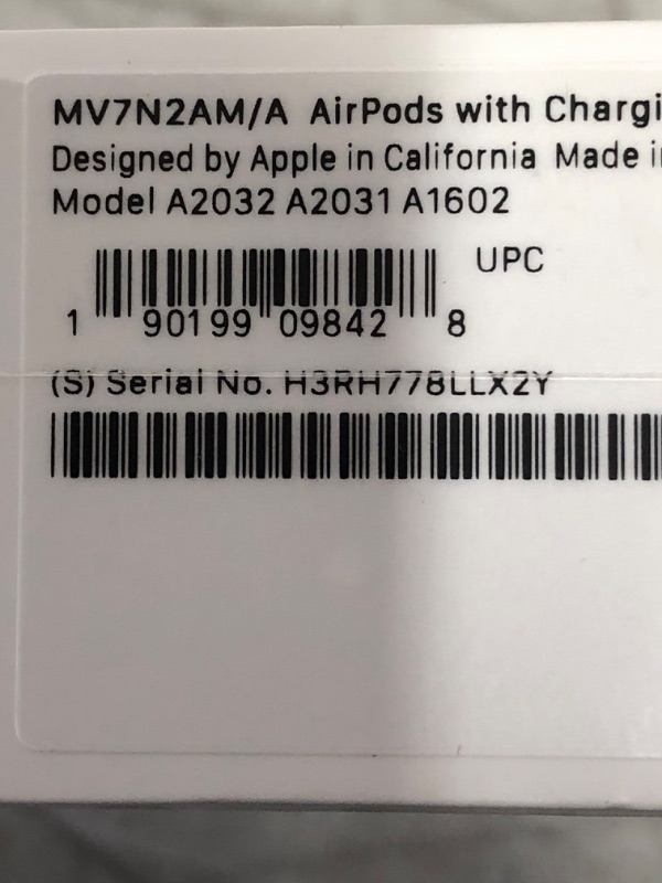 Photo 3 of Apple AirPods (2nd Generation) factory sealed 
