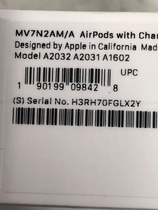 Photo 4 of Apple AirPods (2nd Generation) factory sealed 
