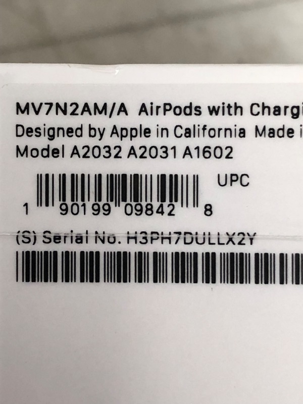 Photo 4 of Apple AirPods (2nd Generation) factory sealed 
