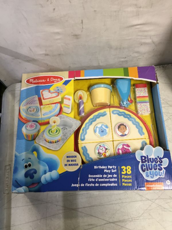 Photo 3 of Blue's Clues & You! Birthday Party Play Set (box is damaged but item is new)
