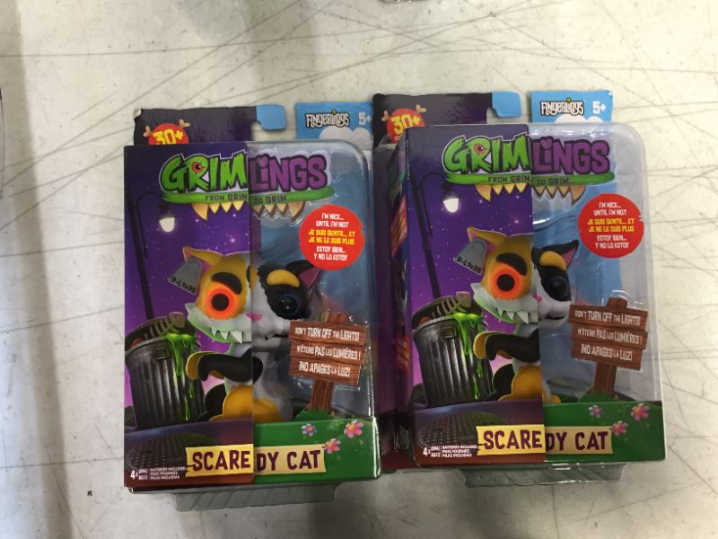 Photo 2 of Grimlings - Cat - Interactive Animal Toy - by WowWee 
2pack 
