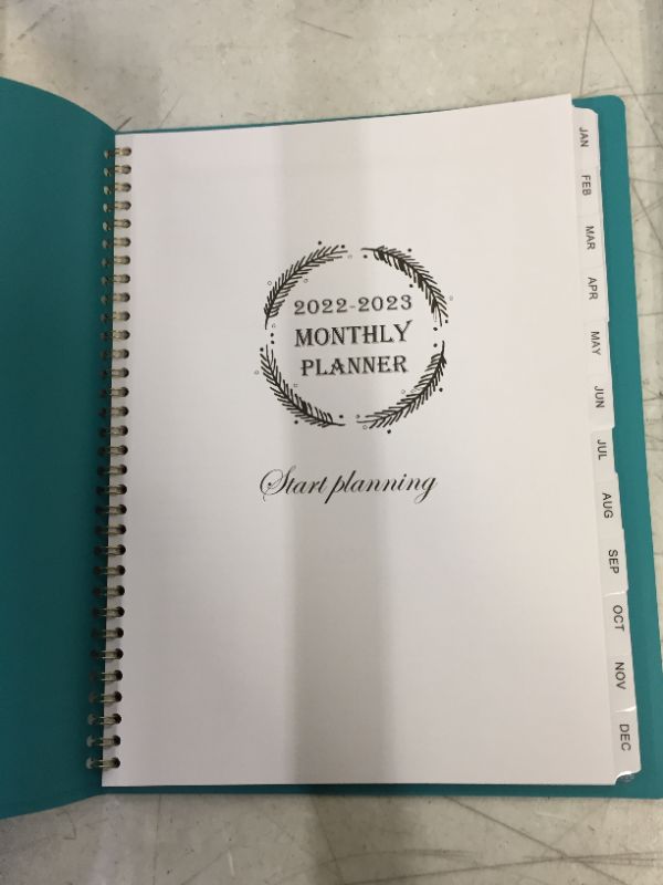 Photo 2 of monthly planner 2022-2023