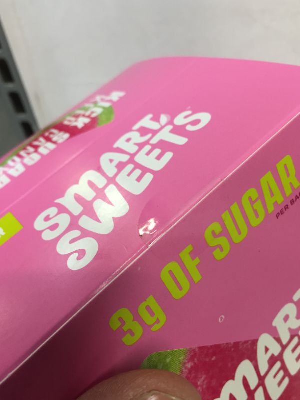 Photo 3 of  SmartSweets Sourmelon Bites, Candy with Low Sugar (3g), Low Calorie, Plant-Based, Free from Sugar Alcohols, No Artificial Colors or Sweeteners, Pa
exp 4/13/2022 (factory sealed)