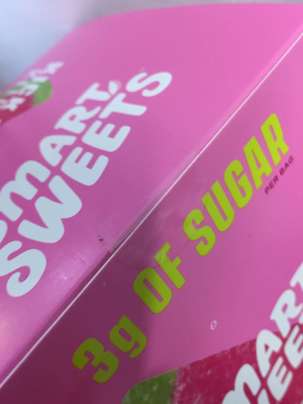 Photo 5 of  SmartSweets Sourmelon Bites, Candy with Low Sugar (3g), Low Calorie, Plant-Based, Free from Sugar Alcohols, No Artificial Colors or Sweeteners, Pa
exp 4/13/2022 (factory sealed)