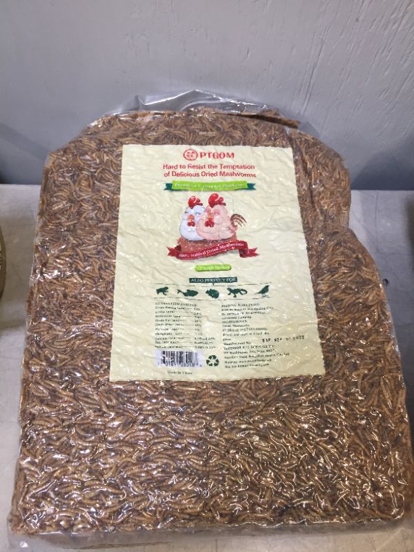 Photo 2 of 10 LBS Bulk Dried Mealworms for Wild Birds Food Blue Bird Chickens Hen Treats