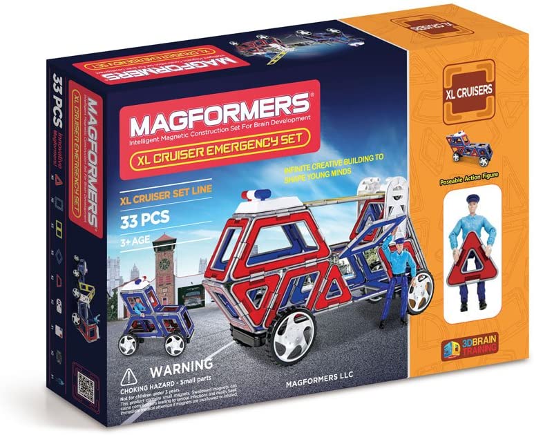 Photo 1 of Magformers XL Cruisers Emergency Set (33-pieces)
