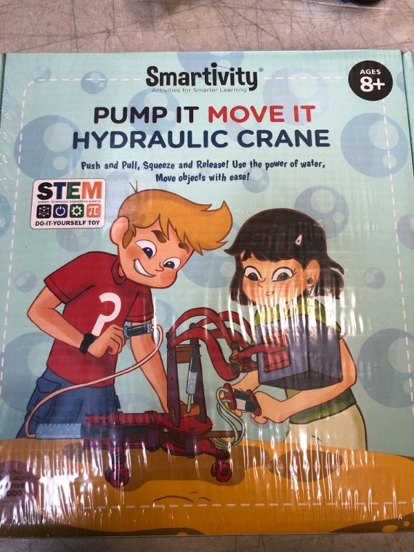 Photo 1 of Smartivity Pump It Move It Hydraulic Crane Age 8+ Science Kit DIY