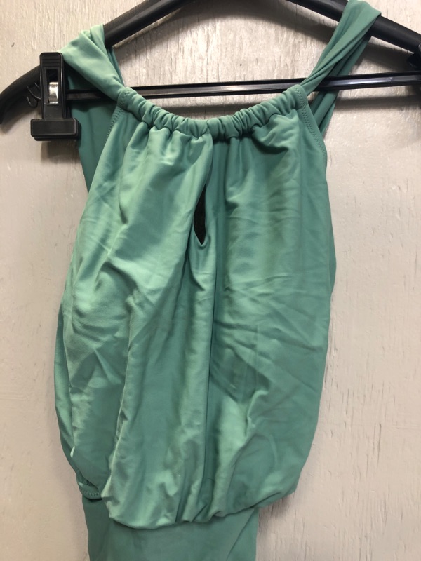 Photo 2 of Green One Piece Bathing Suit Swimwear Size Large NEW