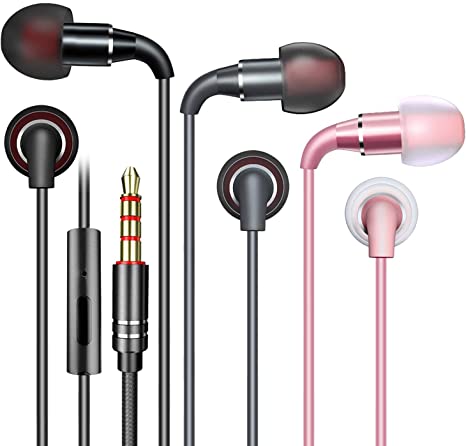 Photo 1 of YNR X1 Sleeping Headphones Earphones Earbuds Earphones, Noise Islating, High Definition, Stereo for Samsung, iPhone,iPad, iPod and Mp3 Players (Black+Pink+Gray 3pairs)
