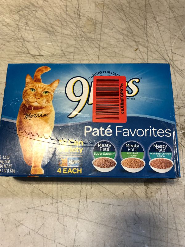 Photo 2 of 9Lives Variety Pack Favorites Wet Cat Food, 5.5 Ounce Cans
