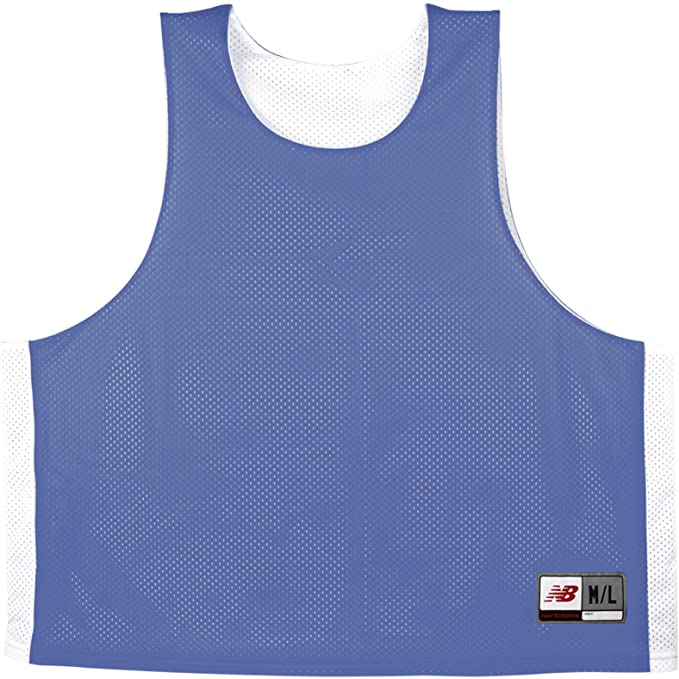 Photo 1 of New Balance boys Elite Pinnie Youth , Carolina blue/white size small/medium
