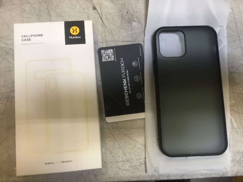 Photo 1 of 2x Shockproof Series for iPhone 12 Case, iPhone 12 Pro Case [Military Grade Drop Armor Material] Anti-Drop Protective Phone Case with Soft Edges, Slim Matte Translucent Cover 6.1 Inch Black
Does Not Have Apple Logo on Back