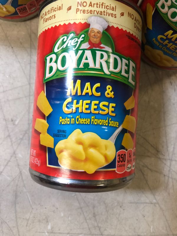 Photo 2 of Chef Boyardee Macaroni and Cheese, 15 Ounce 8 count--best by April 2022 