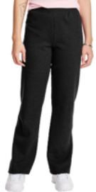 Photo 1 of Hanes Women's EcoSmart Open Bottom Leg Sweatpants size extra large 
