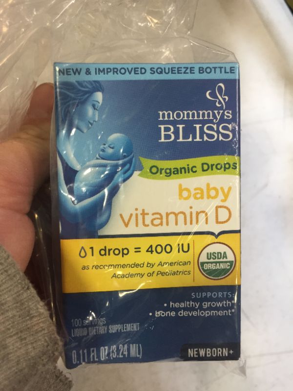 Photo 1 of Organic Baby Vitamin D Drops 100 Servings
exp 02/2023