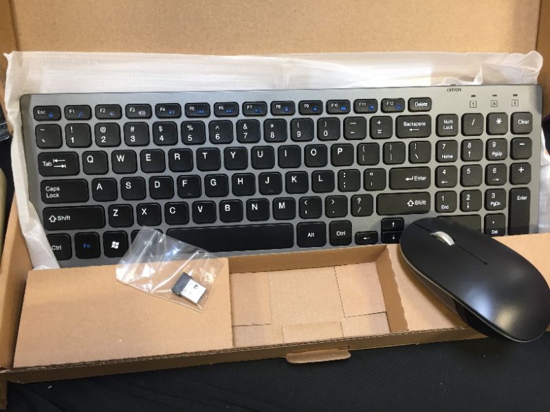 Photo 1 of wireless keyboard black grey 