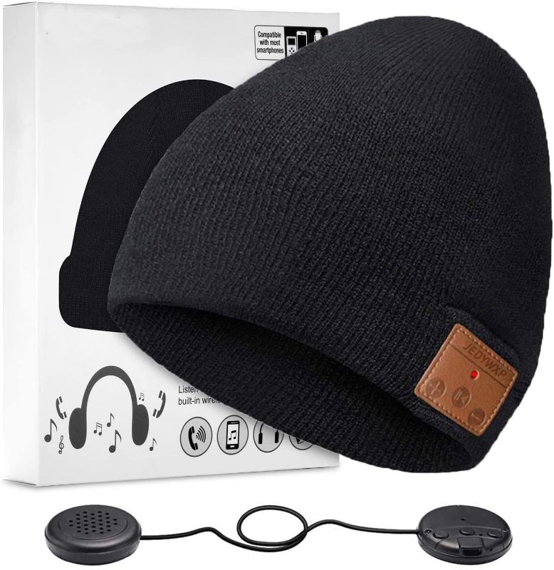 Photo 1 of Bluetooth Beanie,Stereo Knit Music Hat with Bluetooth V5.0 Wireless Hats Headphone Upgraded Unisex Knit Bluetooth Beanie Suitable for Outdoor Sports,Gift
