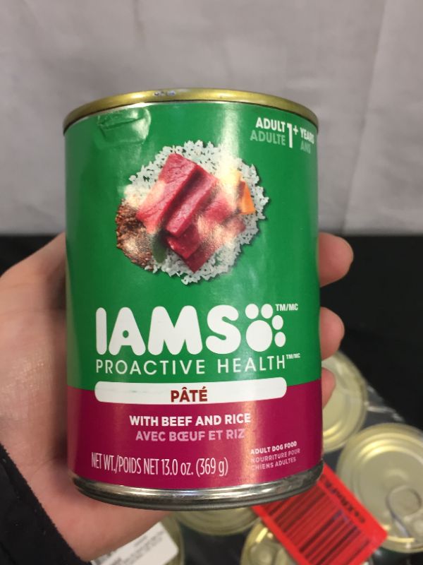 Photo 3 of 
IAMS PROACTIVE HEALTH Wet Dog Food, 12 count 13 oz. Cans
exp 05/19/2023