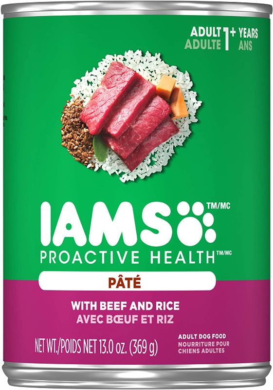 Photo 1 of 
IAMS PROACTIVE HEALTH Wet Dog Food, 12 count 13 oz. Cans
exp 05/19/2023