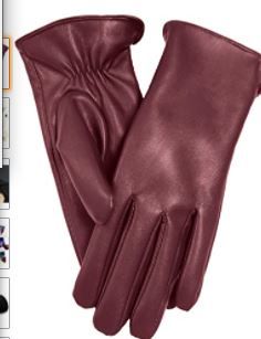 Photo 1 of MARSTOMOON Winter Touchscreen PU Leather Gloves for Women Warm Driving Gloves
size S