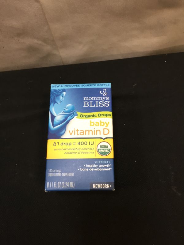 Photo 1 of 
Organic Baby Vitamin D Drops 100 Servings 
exp 11/2022 (factory sealed)