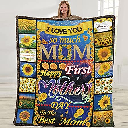 Photo 1 of First 1st | for MOM | Daughter | Blanket | Son | Mothers Day | Pregnant | Sister | Baby | Friend