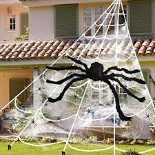 Photo 1 of 17 ft. giant spider and lawn party supplies 